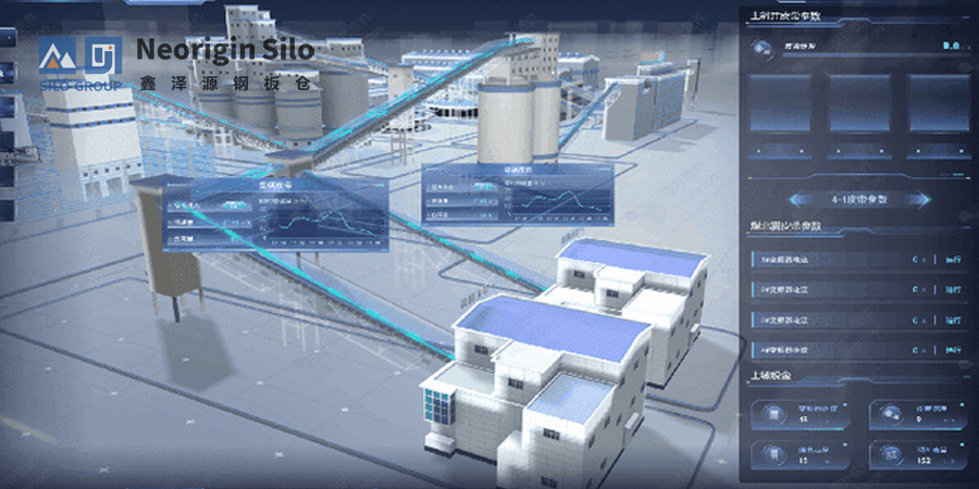 Digital Twin and Intelligent Management of Steel Silos