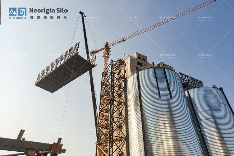 Large capacity melamine silo