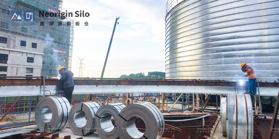 Melamine-Specific Spiral Steel Silos
