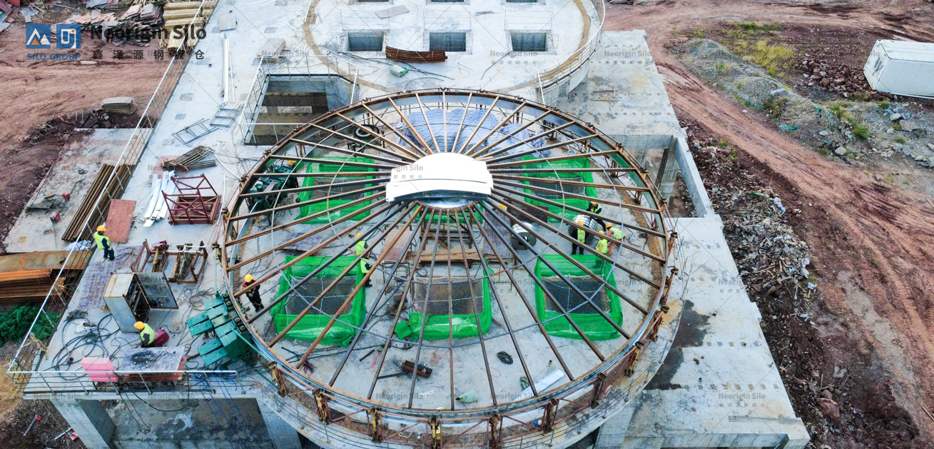 螺旋式轻烧氧化镁钢板仓_2