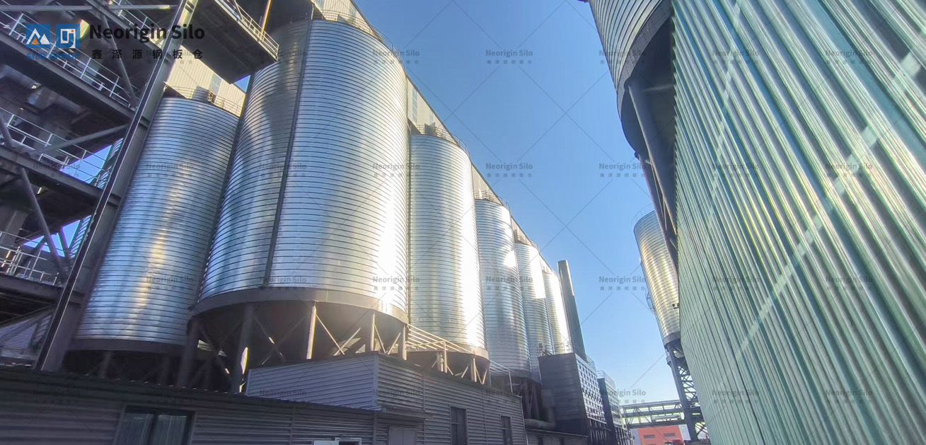 螺旋式载氟氧化铝钢板仓_2