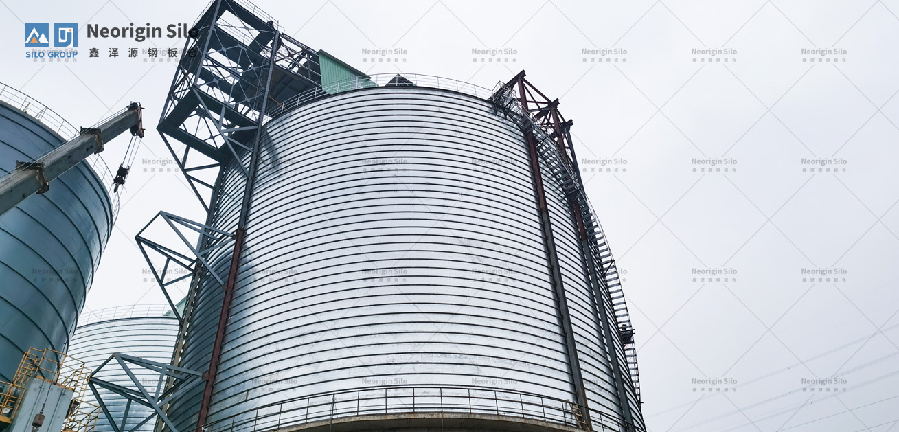 螺旋式固体废弃物钢筒仓_4