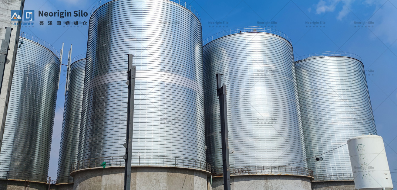 螺旋式固体废弃物钢筒仓_2