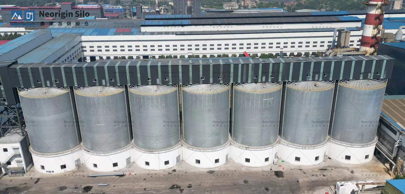 螺旋式固体废弃物钢筒仓_4