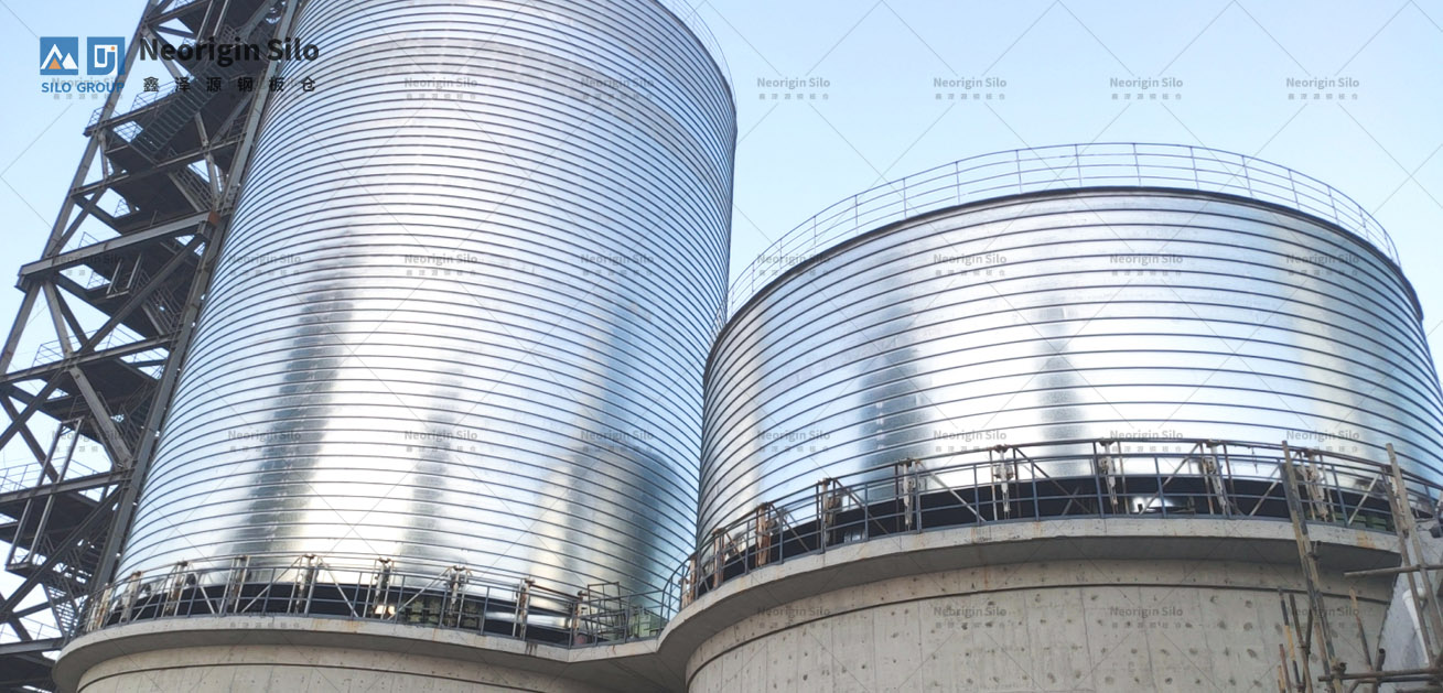 螺旋式固体废弃物钢筒仓_3