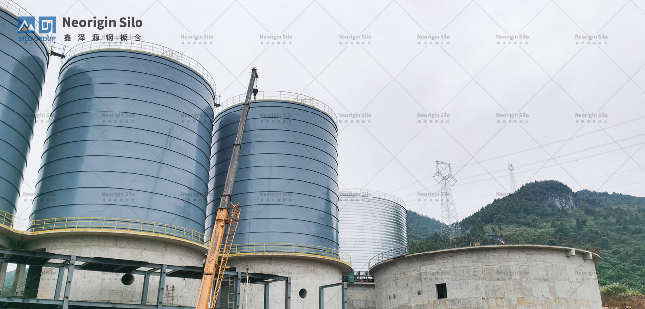 水泥配料钢筒仓_1