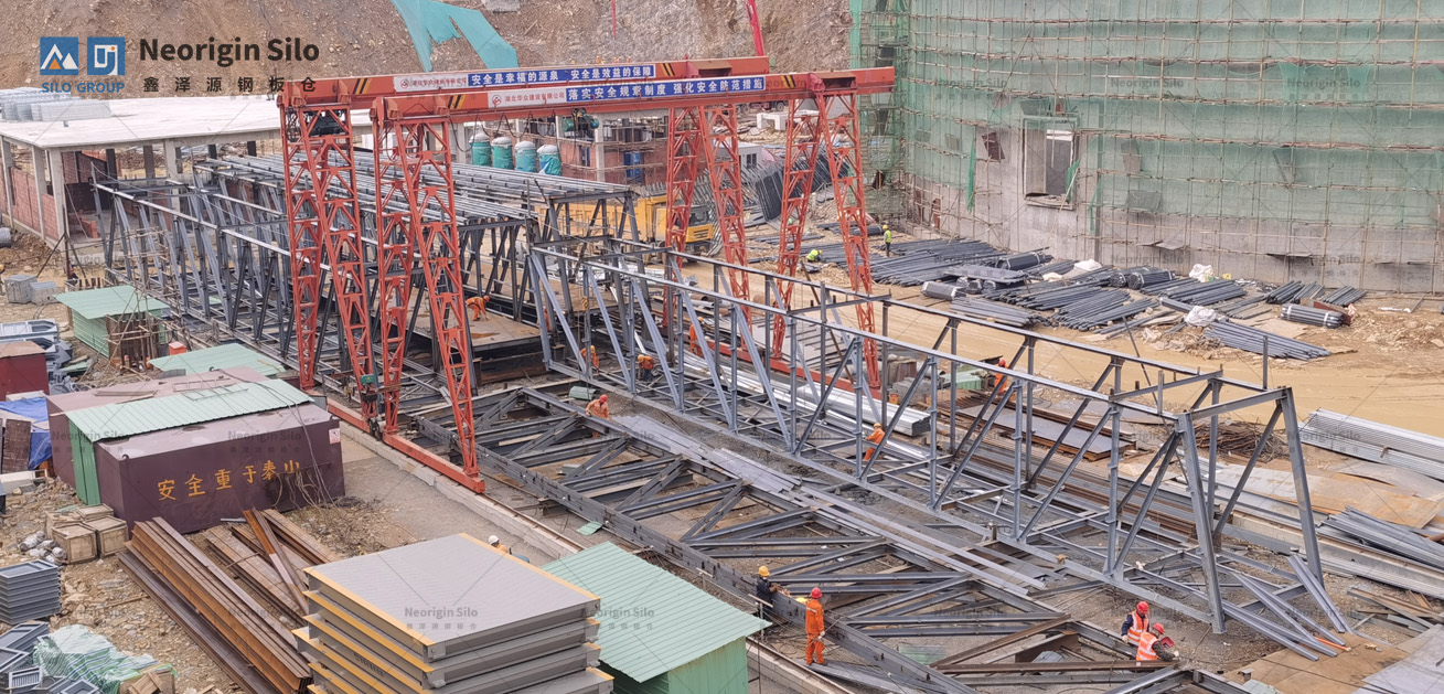 水泥配料钢筒仓_5