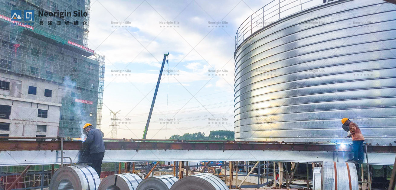 氧化铝中转钢筒仓_5