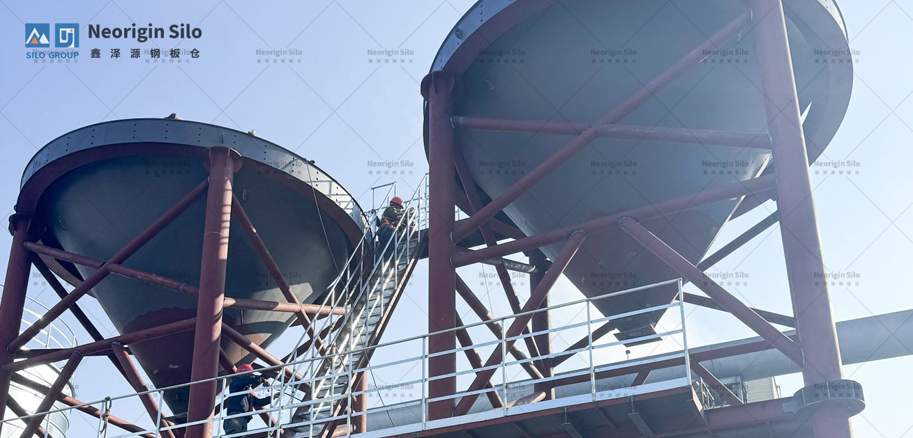 石灰石粉钢筒仓_1