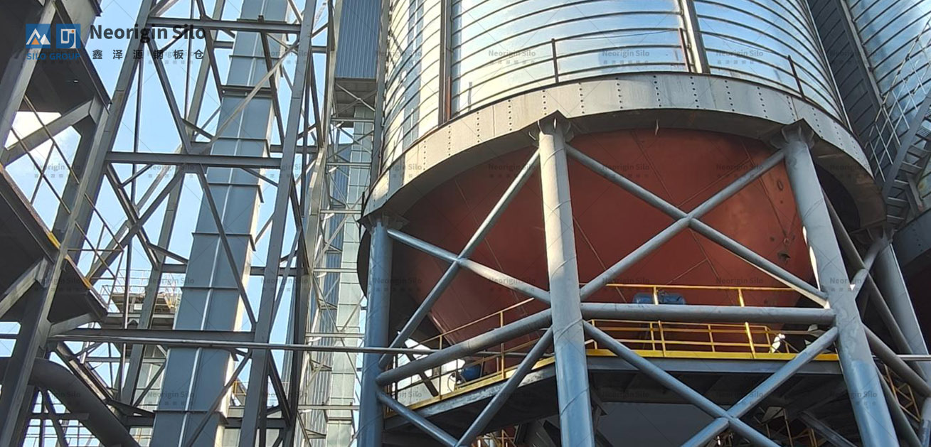 石灰石粉钢筒仓_3