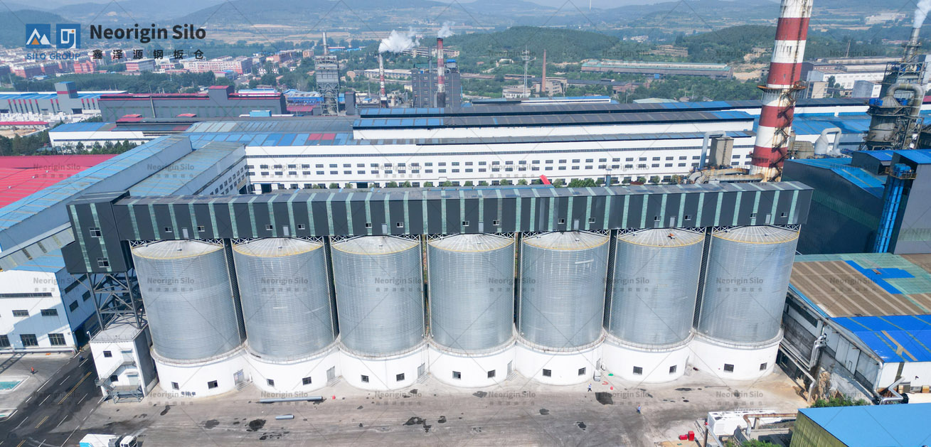 石灰石粉钢筒仓_1