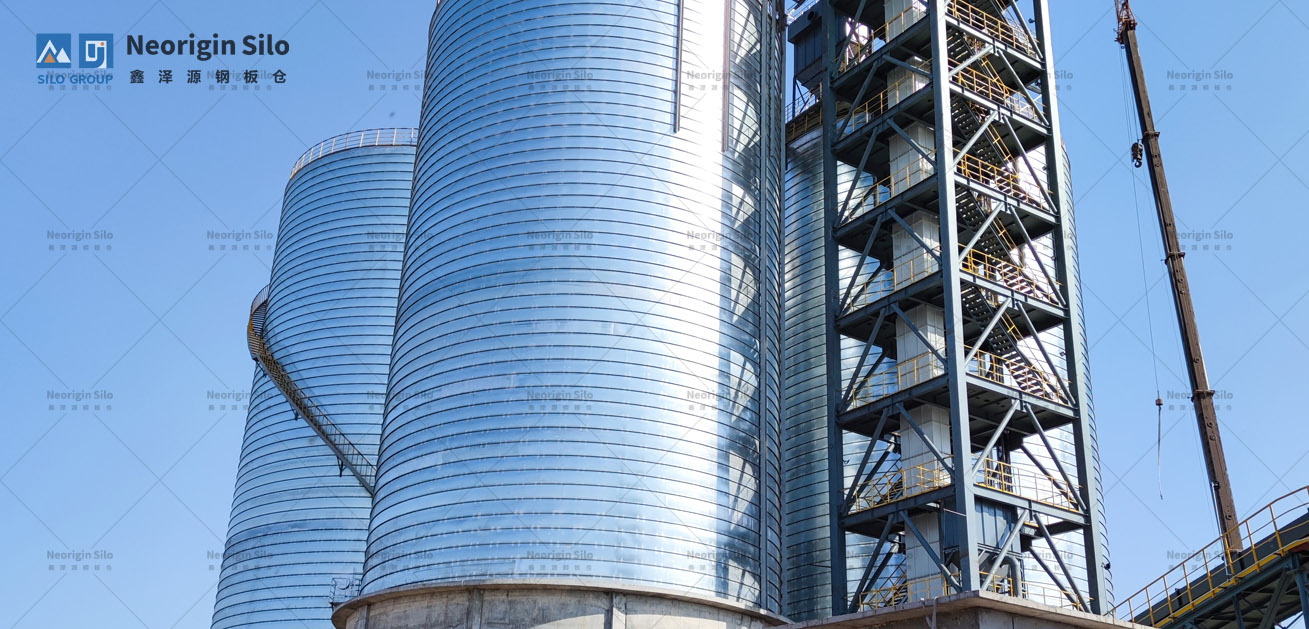 石灰石粉钢筒仓_2