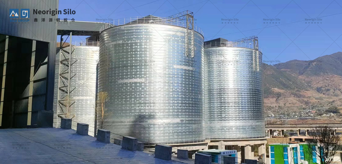 石灰石粉钢筒仓_2