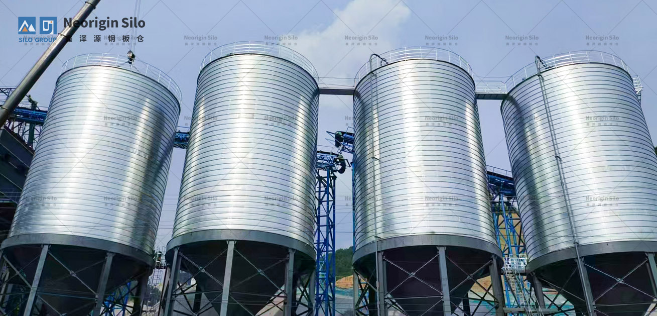 石灰石粉钢筒仓_2